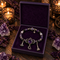 🔥 LAST DAY 49% OFF – 🔮 Witch’s Crystal Moon Charm Bracelet