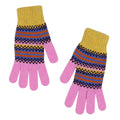 Patterned Lambswool Gloves - Quartz
