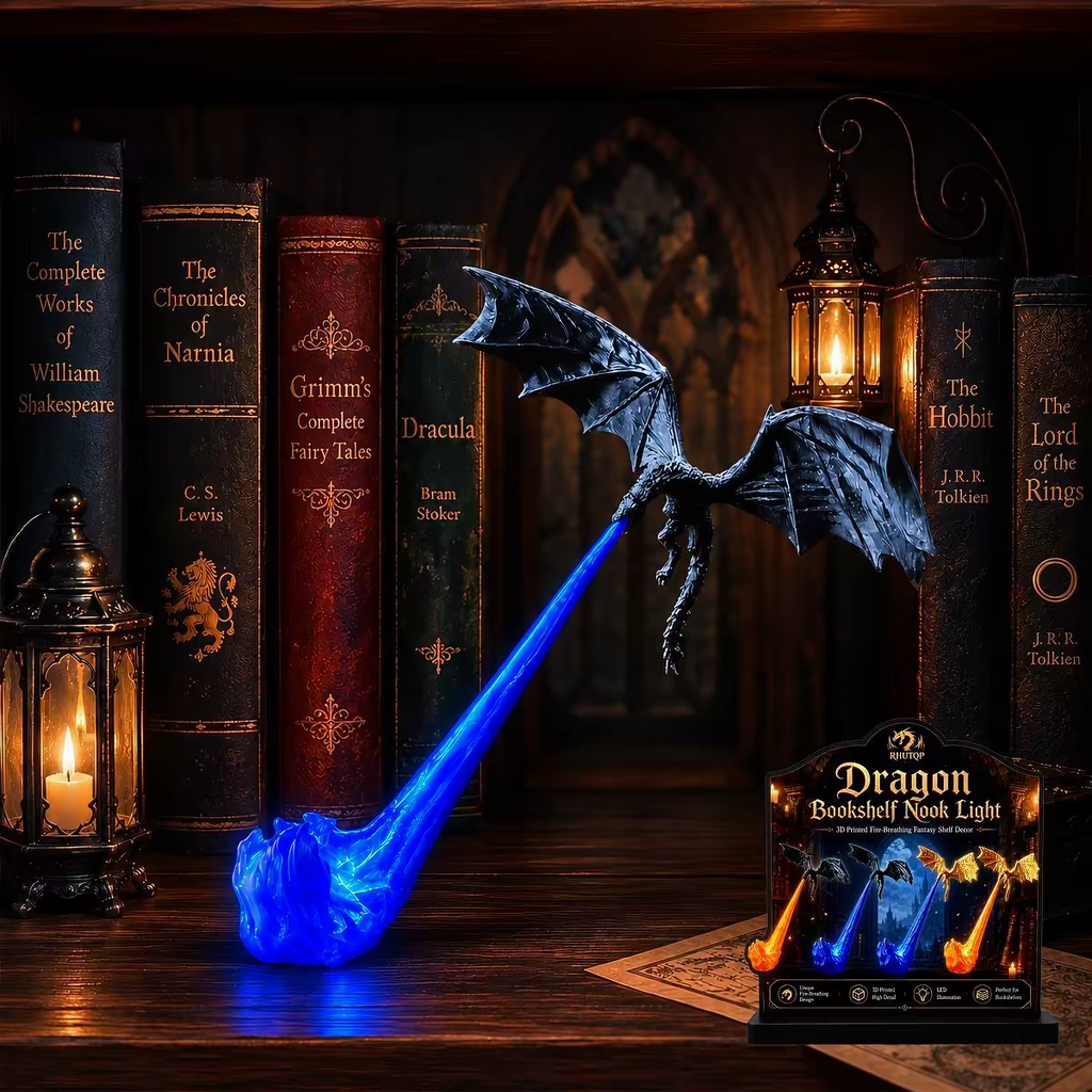 Flying Flame Dragon Night Light – Fantasy Table Atmosphere Light