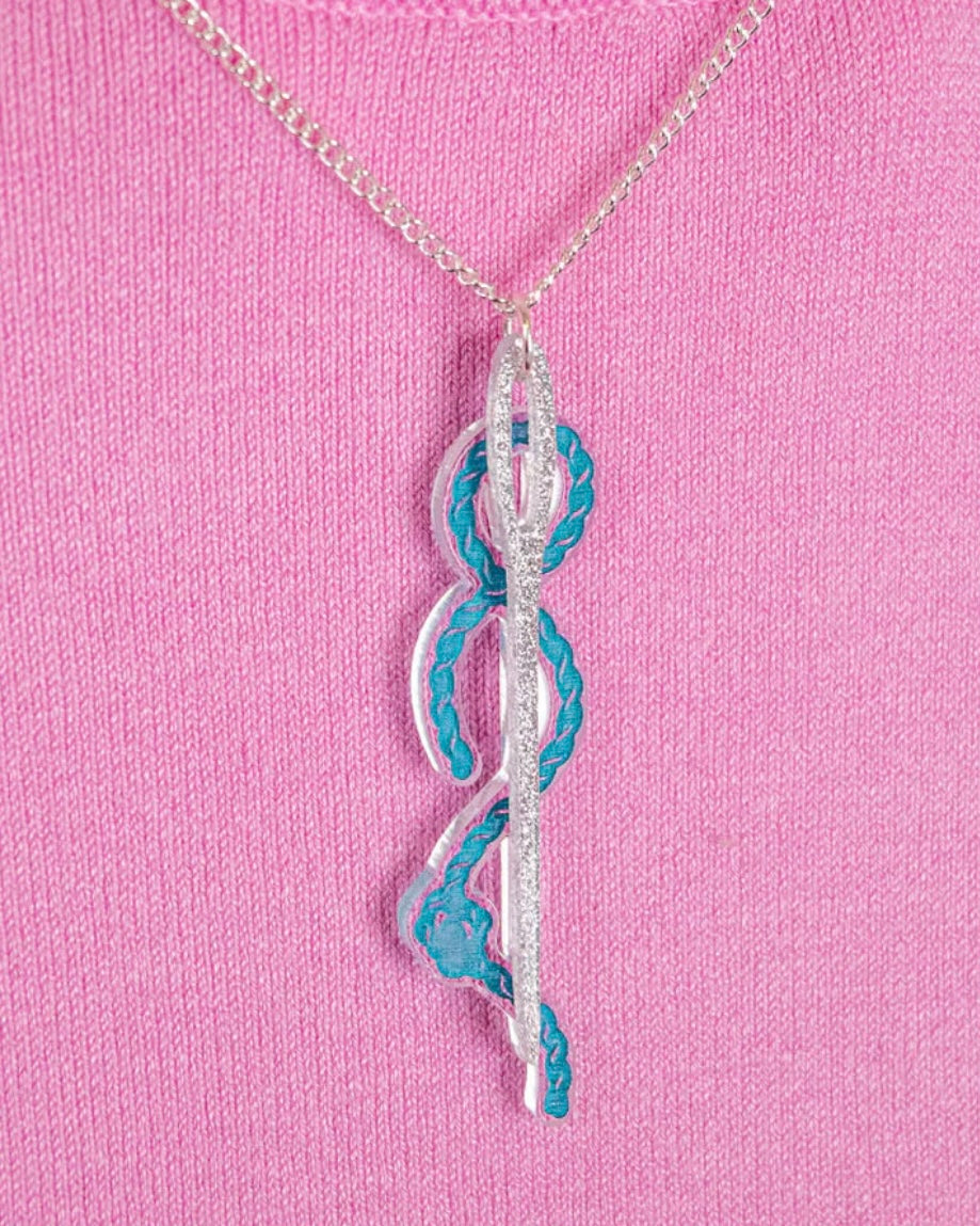 Needle & Thread Pendant Necklace