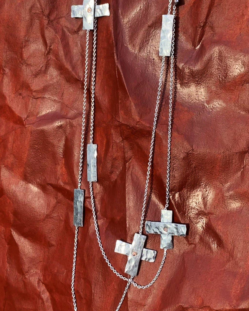Combination Mixed Metal Necklace
