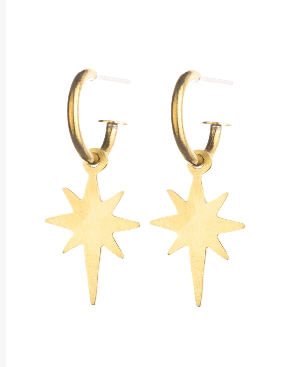 Starburst Hoop Earrings
