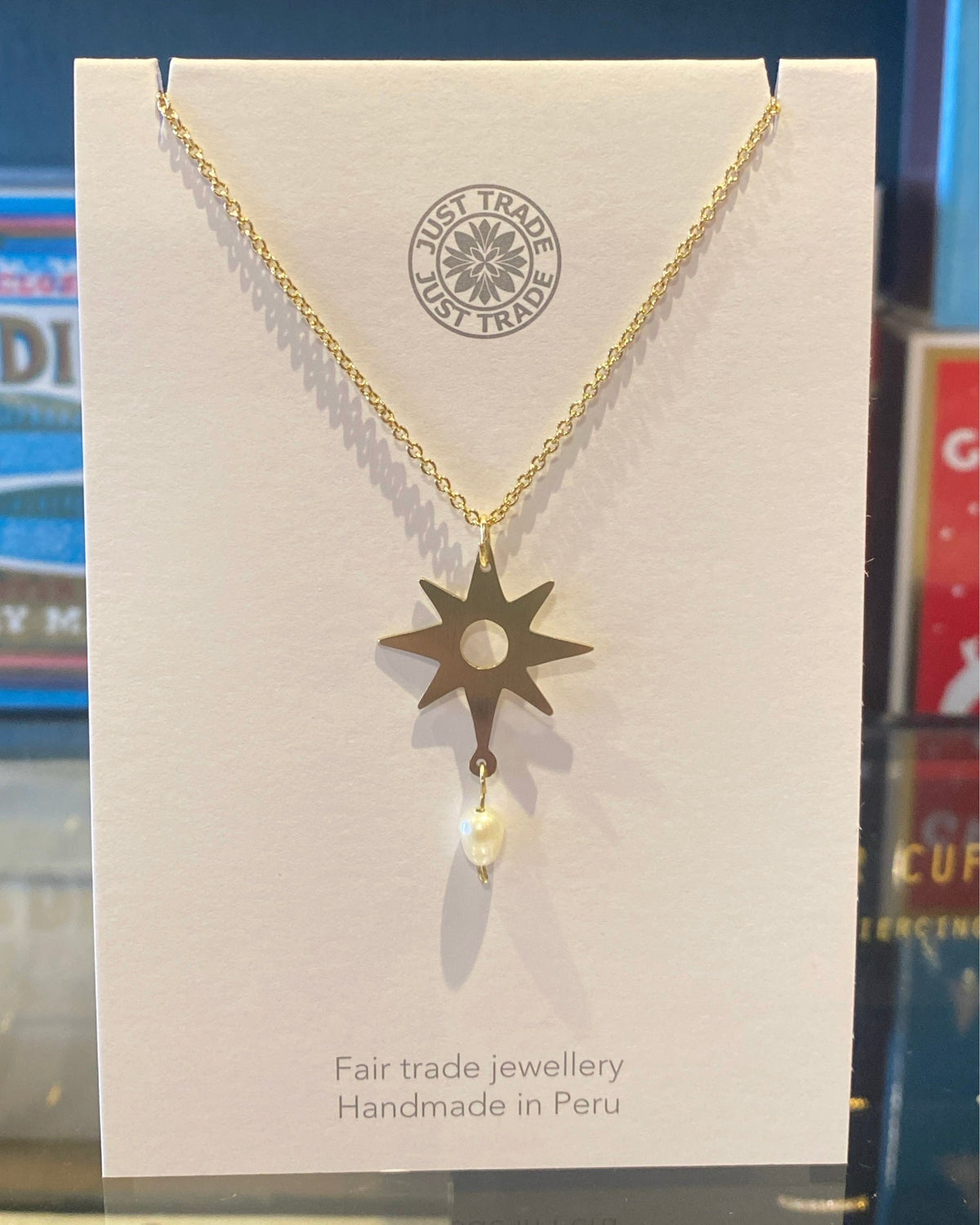 Starburst Pearl Pendant