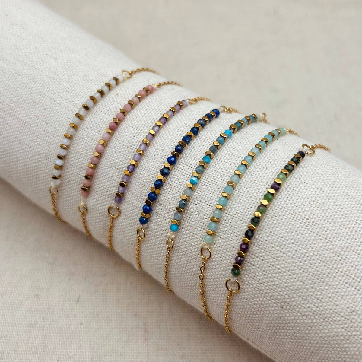 Lapis Bead Bracelet