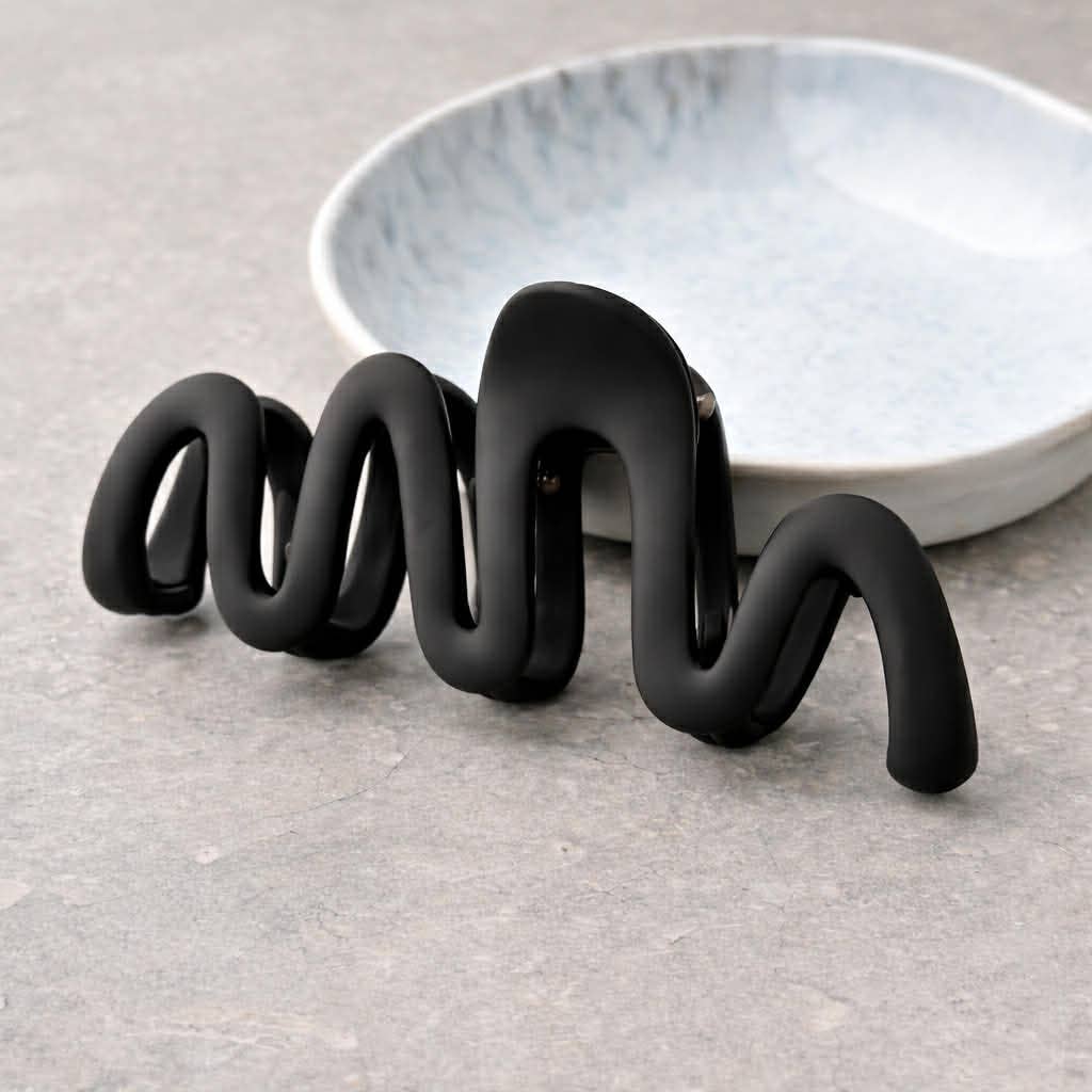 Wavy Hair Claw Clips