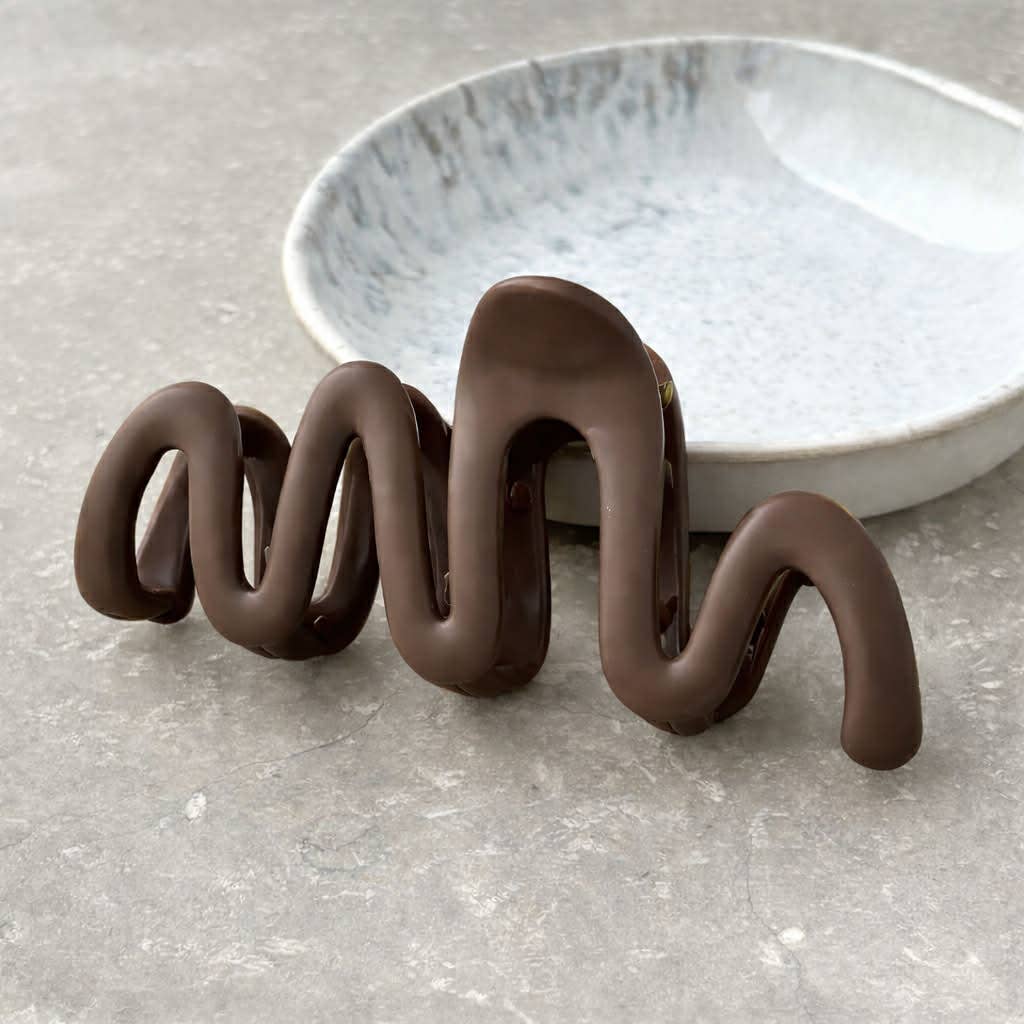 Wavy Hair Claw Clips