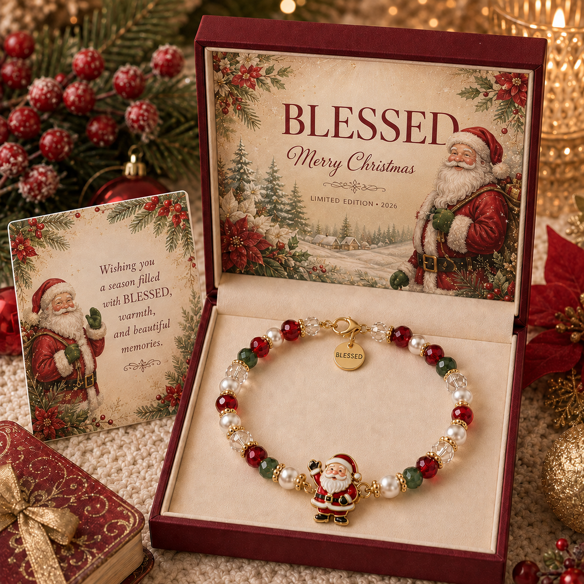 🎄❤️ Christmas Blessings Bracelet – Limited Edition 2026 ✨