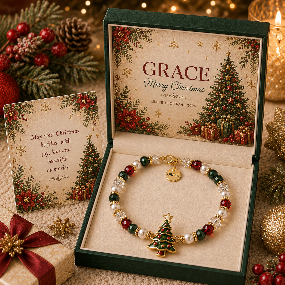 🎄❤️ Christmas Blessings Bracelet – Limited Edition 2026 ✨