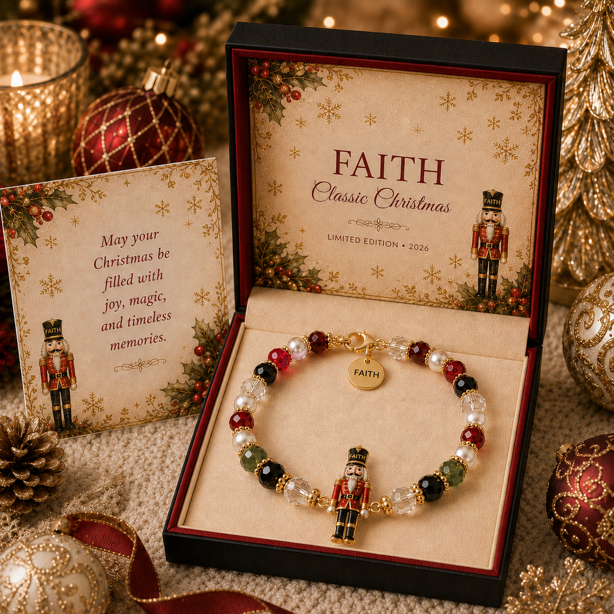 🎄❤️ Christmas Blessings Bracelet – Limited Edition 2026 ✨